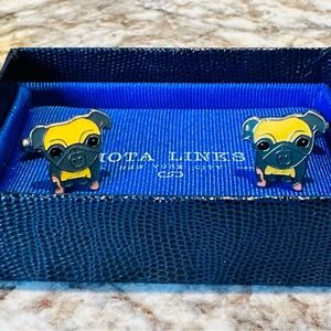 Iota Links - PUG cuff links, brand new in gift box